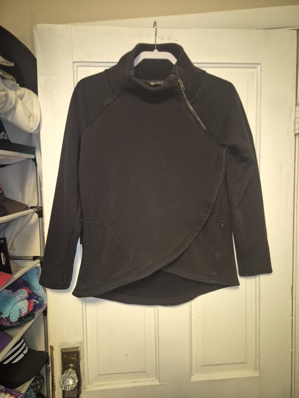 Athleta Cozy Karma Asym Pullover